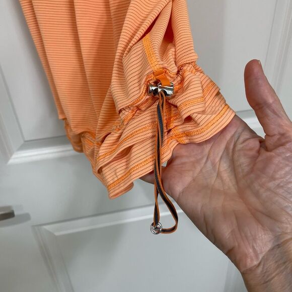 Lululemon Run back on track Orange tangerine tank top with built in bra size 4 - Picture 2 of 8